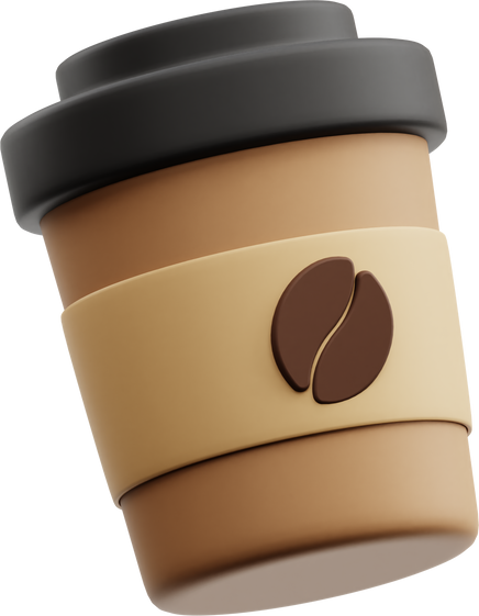 3D Coffee Cup Illustration